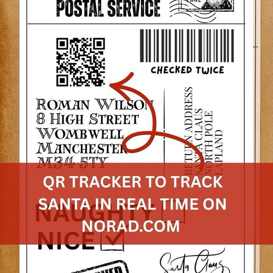 Pack of 10 North Pole Delivery Labels